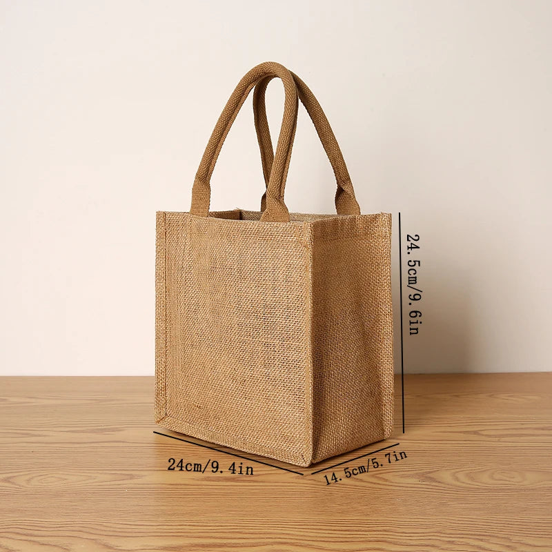 New fashion simple large capacity men's tote bag  zipper linen ribbon handbag  daily outing student handbag