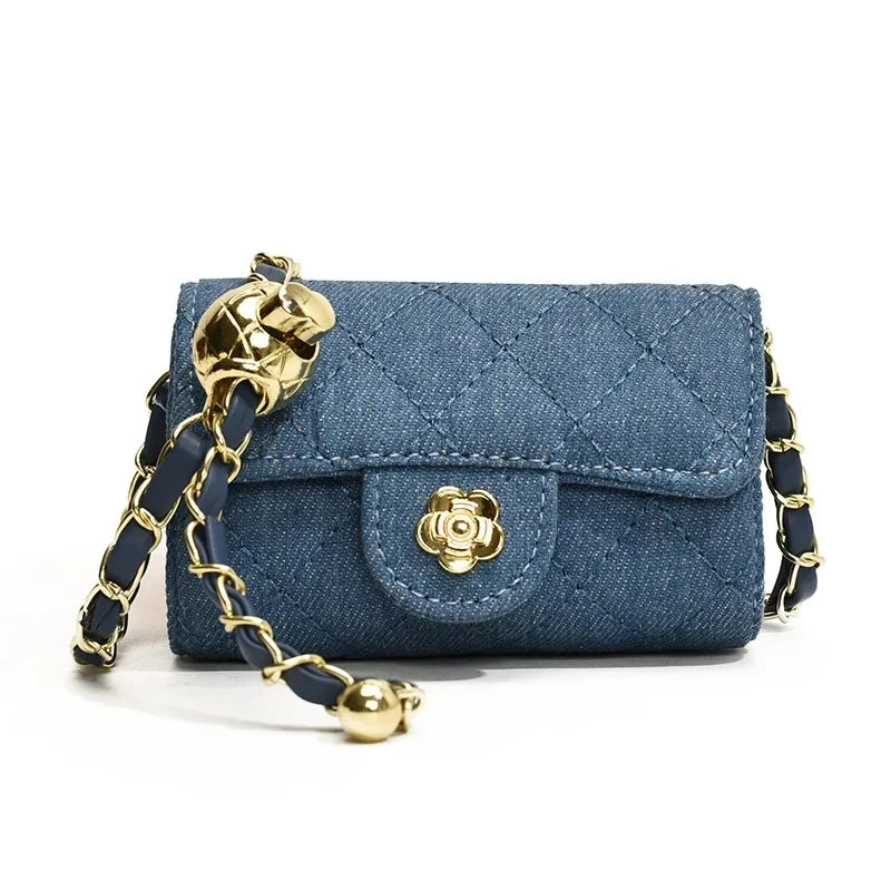 Aurélie Diamond Grid Mini Bag