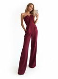 Elegant Strapless Summer Jumpsuit