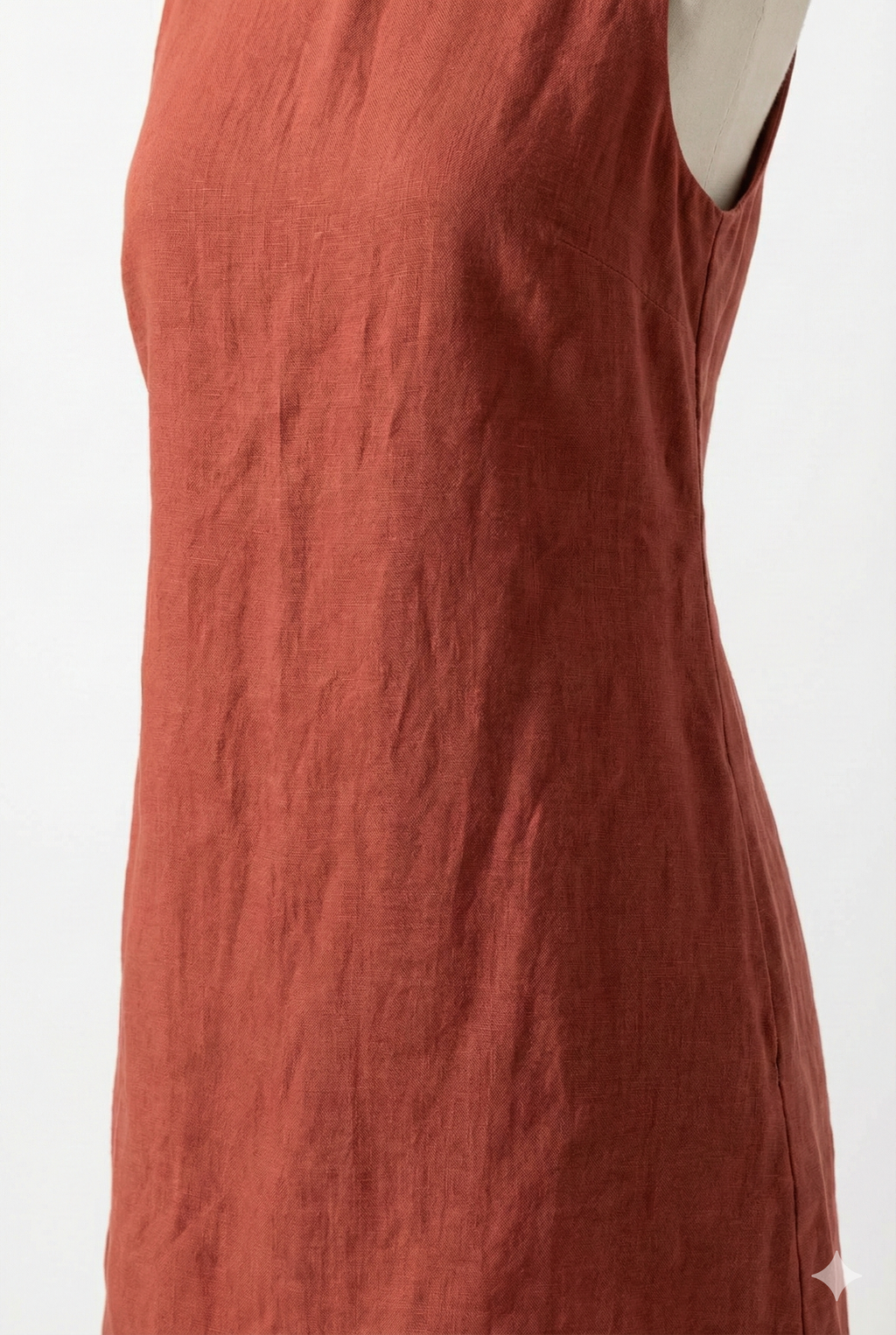 The Athena One-Shoulder Linen Dress