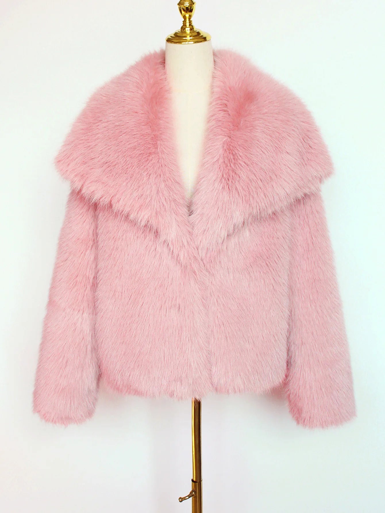 Aurélie Royal Winter Plush Coat