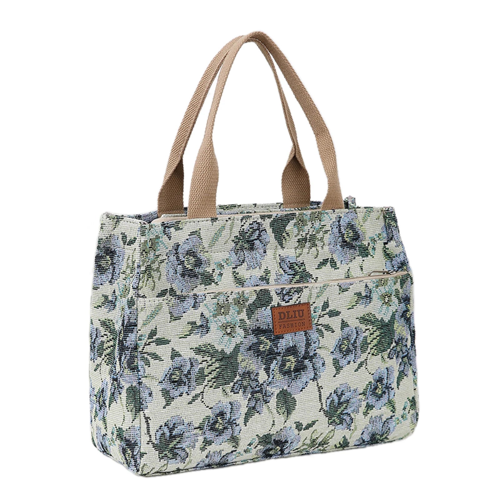 Casual Canvas Carrying Tote Bag Convenient to Carry Practical Commuter Bags for Outdoor Beach School Office
