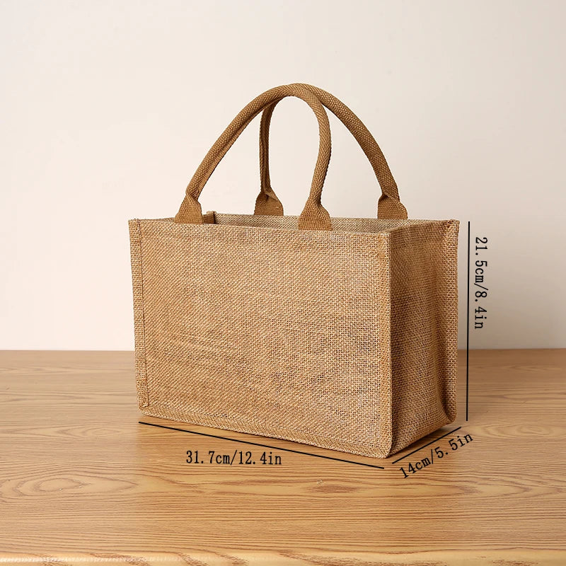 New fashion simple large capacity men's tote bag  zipper linen ribbon handbag  daily outing student handbag