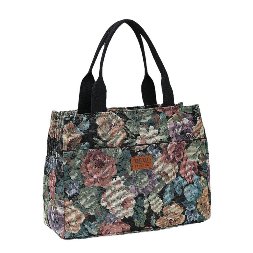 Casual Canvas Carrying Tote Bag Convenient to Carry Practical Commuter Bags for Outdoor Beach School Office