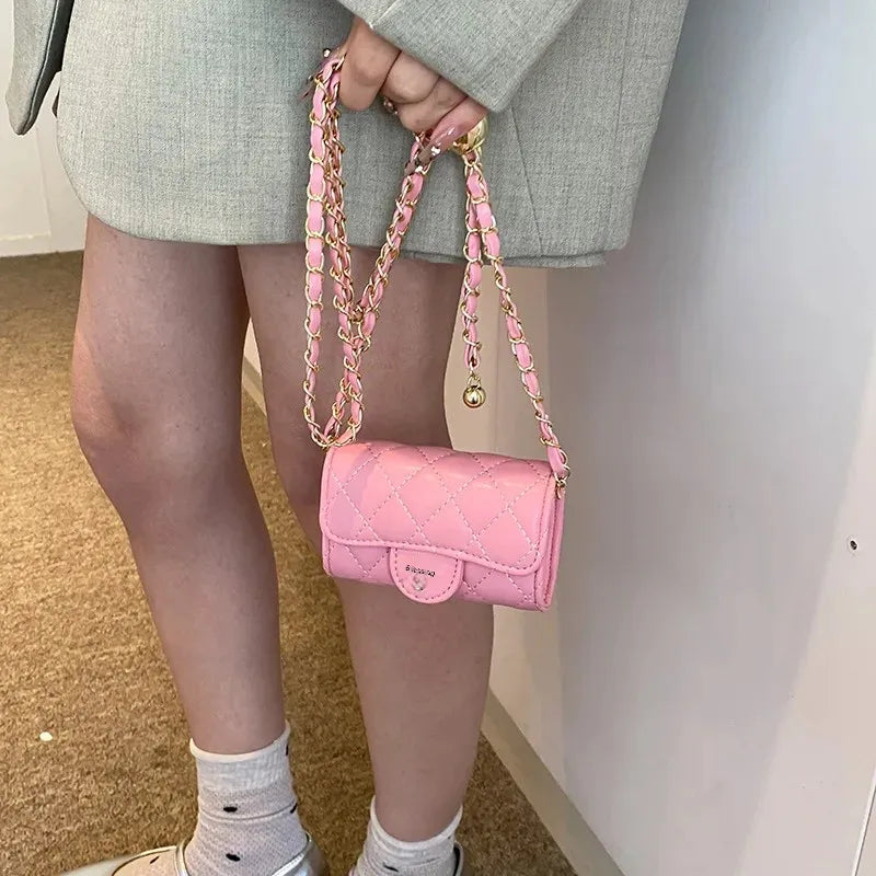 Aurélie Diamond Grid Mini Bag