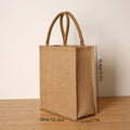 New fashion simple large capacity men's tote bag  zipper linen ribbon handbag  daily outing student handbag