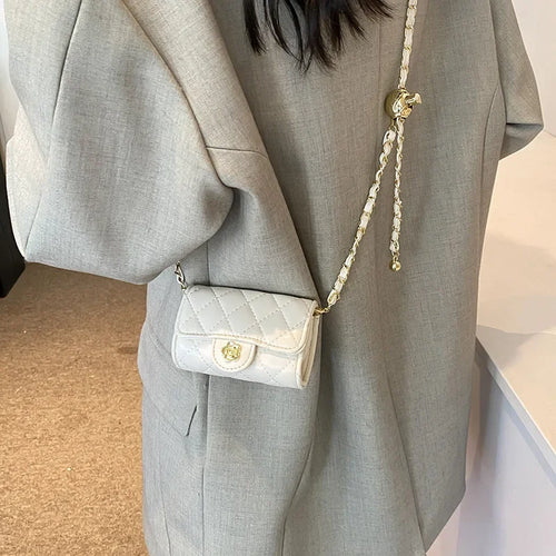 Aurélie Diamond Grid Mini Bag