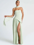 Sculpted Charm Strapless Maxi