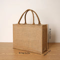 New fashion simple large capacity men's tote bag  zipper linen ribbon handbag  daily outing student handbag