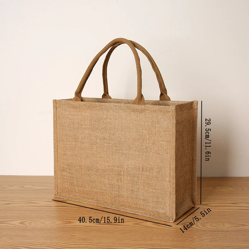New fashion simple large capacity men's tote bag  zipper linen ribbon handbag  daily outing student handbag