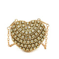 Amélie Crystal Heart Clutch