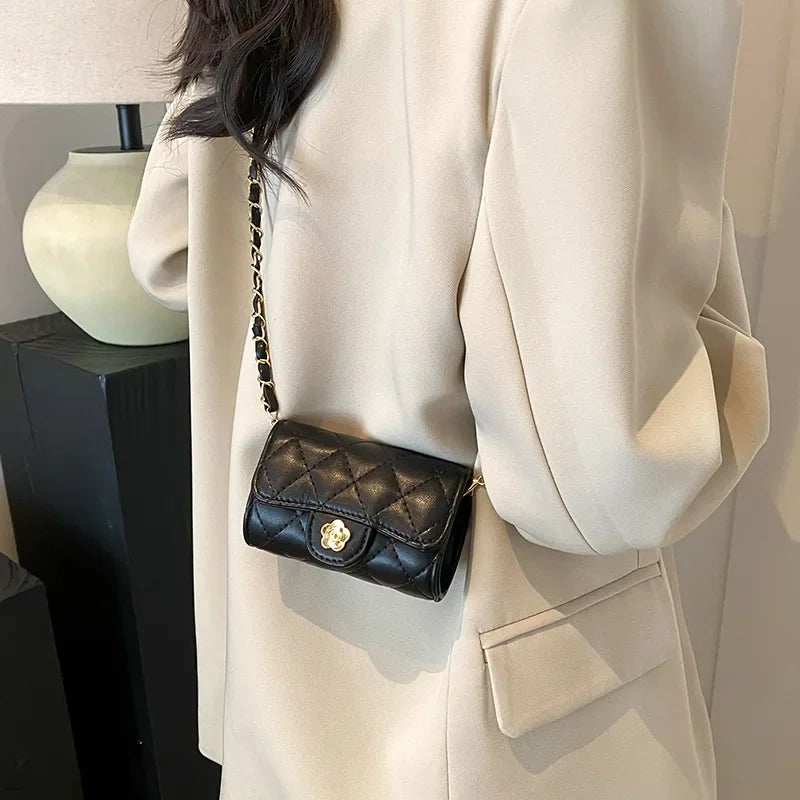 Aurélie Diamond Grid Mini Bag