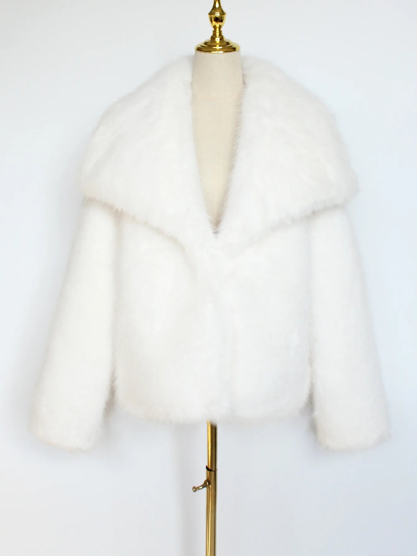 Aurélie Royal Winter Plush Coat